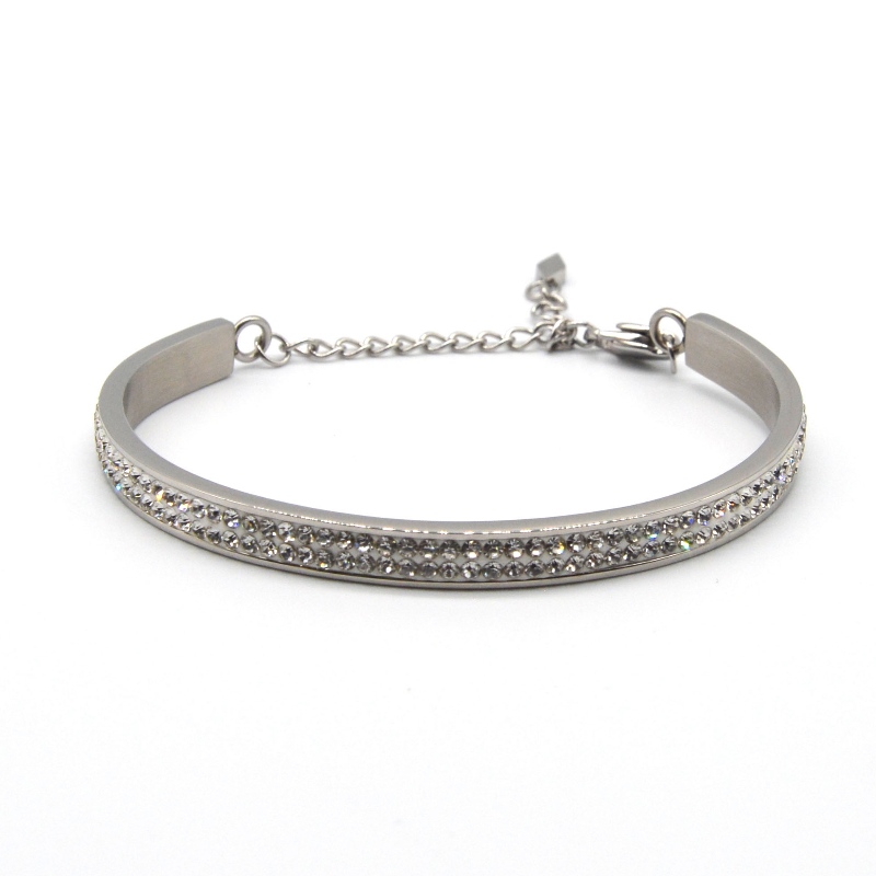 Edelstahlstein Bangle rfbbg0075