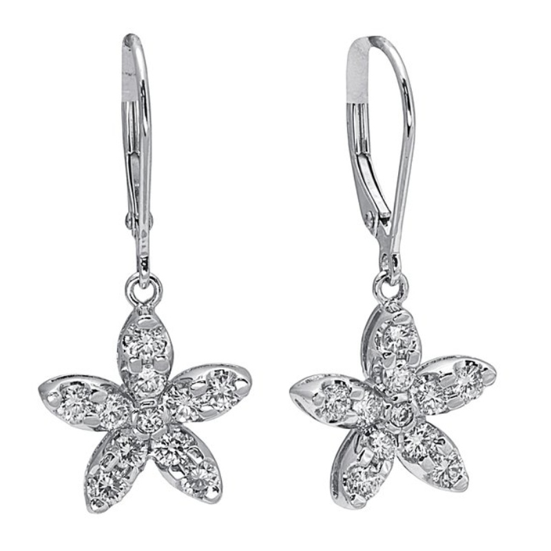 925 Sterling Silber Mädchen mit schönen Blumenanhängern, eine charmante und ewige Arbeit für junge Mädchen und Jugend-Blumenliebhaber tägliche Kleidung